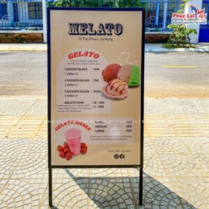 Ưu điểm của standee khung sắt tại Phúc Lợi Việt