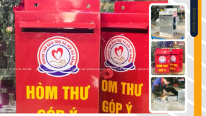 Gia công thùng phiếu hòm thư góp ý