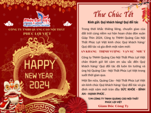 THƯ CHÚC TẾT NĂM GIÁP THÌN 2024