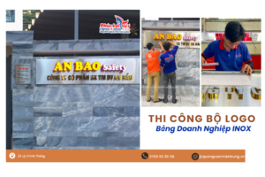 Thi Công Bộ LOGO + Bảng Doanh Nghiệp INOX