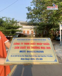 Bảng Doanh Nghiệp INOX