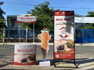 Booth Sampling Nhựa Bán Hàng Lưu Động