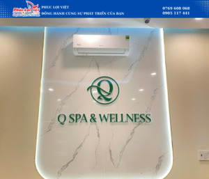 Thi Công Logo Văn Phòng Spa & Wellness